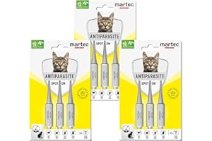 martec PET CARE 9x1ml Pipetten Spot on für Katzen