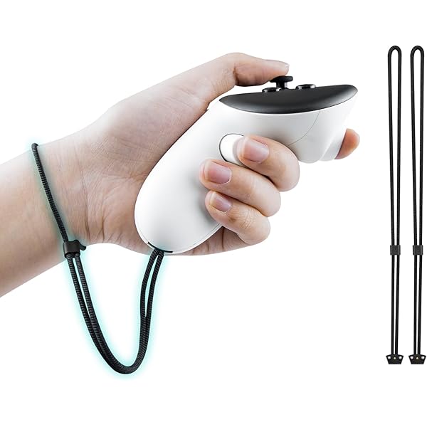 Controller Wrist Straps With Resin Stopper Improved Replacement Wrist Wraps For Gen Controller Reflective Hand Straps With Resin Black Stopper Replacement Adjustable Wrist Oculus Quest 2