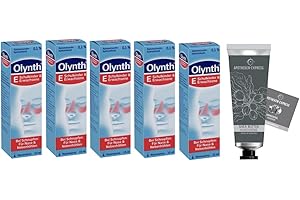 ‎OLYNTH Olynth Nasenspray 0,1 % Set mit 5 x 15 ml inklusive Handcreme ODER Handseife von Apotheken-Express