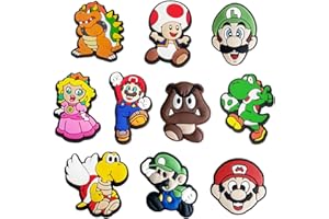 OXINO 10 Pièces Marrio Aimants de Réfrigérateur, 3D Dessin Animé de Réfrigérateur, Aimants de Réfrigérateur Enfant Magnet Frigo Mignonne pour Décorer Frigos de Maison, Tableau Blanc de Bureau