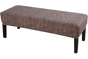 ZZDZW Bezug Für Sitzbank Esszimmer，Schonbezug Holzbank Bezug Sitzbank Bank Stretch Bezug Sitzbank Gepolstert Polsterbank Husse Hocker Schuhbank Bezüge Stuhlhusse für Eingangsbereich