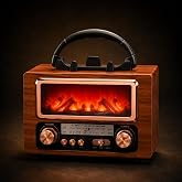 Coverzone Retro Bluetooth Radyo 1800mAh FM/AM/SW USB TF Kart TWS NS-901BT | 11cm x 17cm Hoparl&ouml;r, 1800mAh Batarya, FM/AM/SW, 