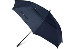 G4Free 47/54/62/68/72 pollici, ombrello grande, resistente alle tempeste, da golf, automatico, XXL, per uomo e donna, doppio baldacchino, ventilato