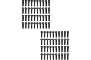 SPYMINNPOO 80pcs Capezzoli per Raggi Bici, Ferro 14mm Cappelli per Raggi per Ruote da Ciclismo Punte Terminali Capezzoli per Filo per Raggi 14G Mountain Road Bike