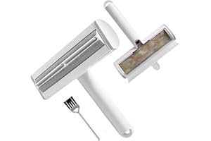 Baytion Szczotka do sierści zwierzęcej kociej lub psiej, wielokrotnego użytku, do czesania zwierząt domowych, czyszczenia sofy, odzieży, łóżka, płaszczy i mebli