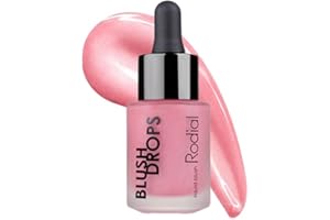 Rodial Blush Drops Frosted Pink 15 ml – nawilżający róż do twarzy, długotrwałe wykończenie, naturalnie promienny, odświeża skóra, płynny różowy róż