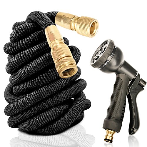 Tespresso Gartenschlauch Erweiterbar Bewässerung Stretch Schlauch mit 9 Funktion Spray-Düse Waschmaschine für Bewässerung Waschen Reinigung - 2