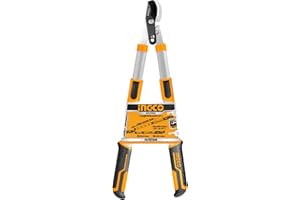 Ingco Hlts7608 Troncarami Telescopico Professionale Da 650 A 850 Mm Cesoia Potatura Rami