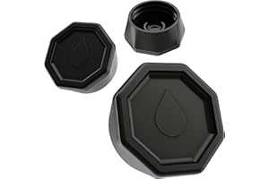 Sodaquip Couvercle de Bouteille en Verre pour Sodastream Crystal, 3 x couvercles Modernes pour Bouteilles Sodastream Crystal | Bouchon/Couvercle de Bouteille pour Bouteilles en Verre Sodastream (3