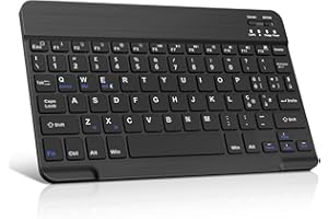SENGBIRCH Tastiera Bluetooth Italiana - Wireless Tastiera Portatile Light per Tablet iPad, Samsung, Huawei, iOS, Android, Windows e Qualsiasi Dispositivo Abilitato Bluetooth,Nero