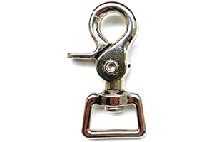 NBRAND JA Horse - Trensenhaken Zügelsnap Snaps Karabinerhaken Trensenkarabiner Scherenkarabinerhaken Pferd Druckguss vernickelt Brass