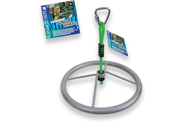 Schildkröt Jungle Spinning Wheel, Grande Roue en Métal pour Enfants et Adultes, Accessoire pour la Jungle Line