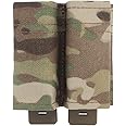 Tactical 1911 Mag Pouch Single Double Magazine Holder Modular Open Top Mag Carrier MOLLE Pouch Laser Cut Airsoft Hunting