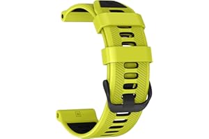 U-LIMVE Pasek do zegarka Garmin Forerunner 965, Forerunner 955, Forerunner 945, Forerunner 935, miękki silikon, 22 mm, paski zastępcze