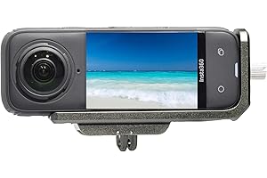 Fotoleey Caso orizzontale per Insta360 X4, materiale della lega di alluminio