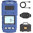 TopTes Guard-566 Portable Carbon Monoxide Detector, Rechargeable CO Detector with Back Clip, Vibration, Visual & Audible Alarms, 168h Long Standby, Adjustable Alarm Thresholds for Home, Work Use