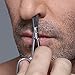 Chooling Facial Hair Scissors (Made of Forged & Polished Stainless Steel) - Safety Hair Scissors for Eyebrows, Eyelashes, Nose hair, Ear hair, moustache and beard