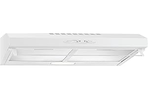 Bomann DU 623.3 Campana extractora 60cm, recirculación de Aire o por conducto, 3 Niveles Potencia, filtros extraibles de Aluminio Lavables, Blanca