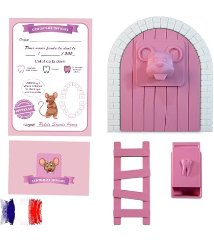 Myfuturshop Porte Magique de Fée des Dents Boîte à Dents Echelle et 4