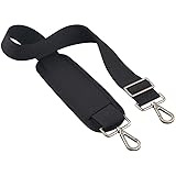 Qishare 133cm Universal Ersatz Schultergurt Pet Carrier Strap Verstellbarer Gürtel mit Metall-Karabinerhaken für Gepäck Seesä