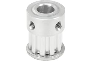 UXCELL sourcingmap Roue synchrone de synchronisation de poulie de renvoi de 10 dents de 8mm de diamètre en aluminium XL 10