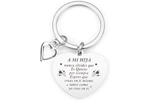 Twidels Llavero Hija Regalos para Niñas Regalos Comunion Niña Regalo Hija Llavero para Muje Regalo Original Mujer Regalos Adolescentes Regalo 18 Cumpleaños de La Hija Regalo Navidad Regalo Niña