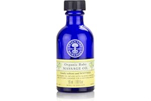 Neal's Yard Remedies | Baby Massage Oil | Vegan | Organic Lavender and Rose Otto | Soothing & Bonding Massage | Easy on Infant's Soft Delicate Skin |50 ml