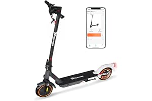 EVERCROSS EV85F E-Scooter mit Straßenzulassung (ABE), Faltbarer Elektroroller für Erwachsene mit APP - 400W Motor, 7,8AH Batt