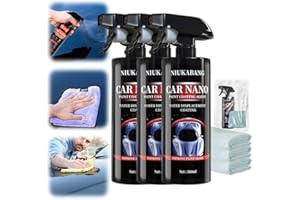 FUXNGZI Nano Car Scratch Removal Spray, 2024 New Car Nano Repairing Spray, Polish Voiture, Spray Éclaircissant pour Carrosserie, High Protection Quick Car Coating Spray Répare Facilement Shiny (2PC, 500ml)