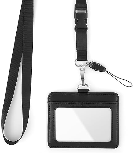 Portabadge Meekye Con Cordino - Porta Tessere Da Collo Per Ufficio, ID E Carte - Foto 9