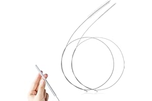 WANTUSHUI 2 spazzole flessibili per la pulizia, 100 cm, spazzola in acciaio inox, spazzola extra lunga, spazzola per la pulizia dei tubi, spazzola multifunzione per la pulizia del tubo di paglia, bottiglie