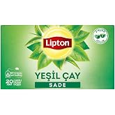Lipton Sade Bardak S&uuml;zen Poşet Yeşil &Ccedil;ay 20'li Paket, 30 g