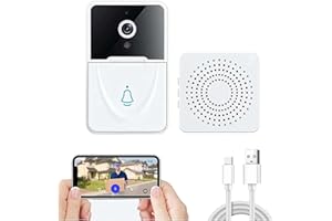 FOAPECA Intellibell Video Doorbell - Intelligent Visual Doorbell, Smart Wireless Doorbell Camera, AI Smart Human Detection/HD Camera, Intellibell anti-theft Doorbell, HD Ring Doorbell with Two-Way Audio