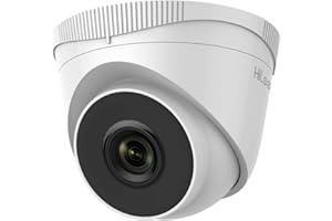 HiLook by Hikvision IPC-T250H-M 5MP 2.8mm Turrent PoE Network Camera with 30m Night Vision IP67 Waterproof Power over Ethernet -White