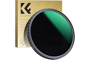 K&F Concept 37mm Filtro Densidad Neutra ND Variable ND8-ND2000 Slim MRC 18 Capas para Objetivo 37mm (9 Pasos)