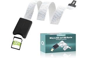 LANMU Cavo di prolunga da TF a SD Cavo di prolunga Adattatore per Scheda di Memoria per Mini Stampante 3D / Schermo GPS per Auto/LCD Compatibile con Raspberry Pi, Sandisk