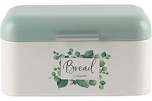 Feel-Maestro MR1773S bread box Rectangular Green White Metal
