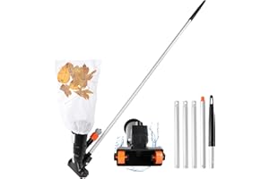 PIYMNYS Poolsauger Pool Bodensauger Pool Sauger Boden Poolsauger Bodensauger Pool Zubehör Reinigung, Mit 1.5m Teleskopstange für Reinigung Saugen Pool Boden Mini-Reiniger (Schwarz)