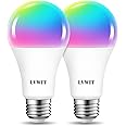 LVWIT E27 WiFi Smart LED Bulb, 12W Repace 100 Watt, 1521Lm, Compatible with Alexa, Echo and Google Assistant, Dimmed TUYA Smart APP, 2 Pack