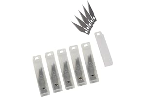 Vadda Bai 30 Interchangeable Sharp Blades Only For Detail Pen Knife For crafts & carving Scalpel Tool (30 Blades)