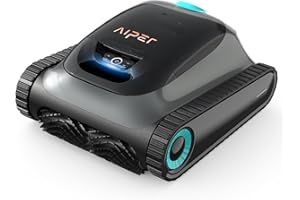 AIPER Scuba S1 Poolroboter Boden und Wand, Kabelloser Poolsauger mit Wandklettern, Intelligenten Navigation 2.0, 150 Minuten Batterielaufzeit, Poolreiniger für Eingelassene Pools bis zu 150㎡