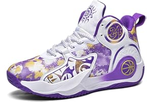 Kmrlofiy Chaussures de Basket-Ball Homme Baskets et Chaussures de Sport pour Homme Tendance Chaussures de Basketball Tennis Antidérapantes Confortables