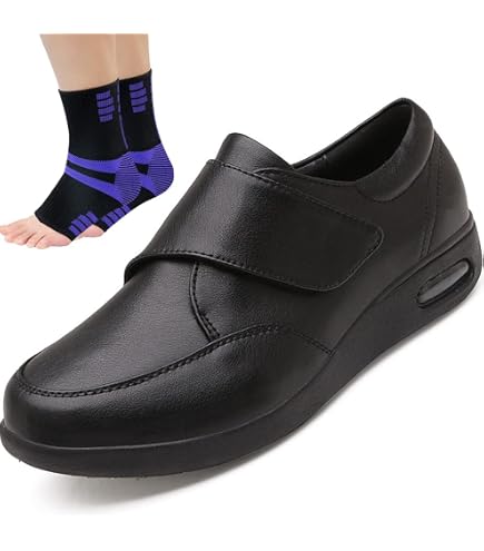 Chaussures Orthopédiques Extra Larges Pour Pieds Sensibles - Fermeture Velcro Réglable - Pour œdèmes, Diabète, Arthrite - Homme Et Femme - Taille 39 à 48 - 3