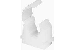 SHMOX Single 15mm Hinged Pipe Clips (100 pcs)