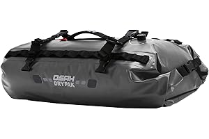 Greanthour Impermeabile Moto Duffle & Bagagli Tail Bag Borse Saddle, 20L Grande Spazio di Immagazzinaggio, per Moto Sedile Posteriore,Dry Bag-Grigio