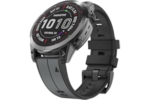 MYSNBKN Cinturino per Garmin Fenix 7/Fenix 6/Fenix 6 PRO/Fenix 5/Fenix 5 Plus/Forerunner 935/945, 22mm Cinturino di Ricambio in Silicone, Braccialetto Quick-Fit