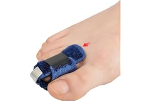 ANGGREK Enderezador del Dedo del Pie del Martillo, Alisador del Dedo del Pie del Martillo Transpirable Férula del Protector del Dedo del Pie de la Correa del Corrector de la Fijación del Dedo del Pi