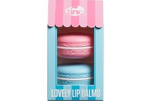 Tinc Moisturising Lip Balm Gift Set, Macaron Design Scented, Blue, 2 Count