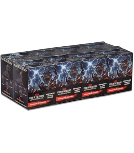 WizKids D&D Icons Of The Realms – Waterdeep Dungeon Of The Mad Mage – Brick 8 Boosters – Figurines DnD