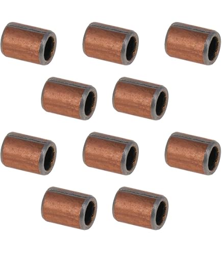 10PCS Roulement Manchon Bronze Étain 6x10x10mm - Autolubrifiant | Pour Équipement Électrique Et Ménager